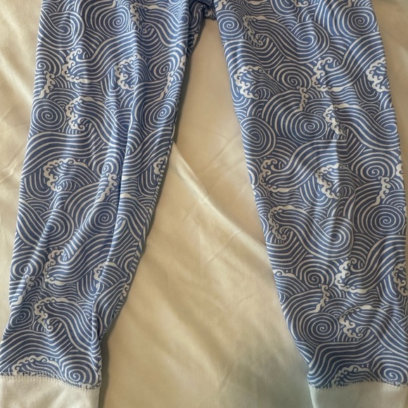 The Beaufort Bonnet Co (TBBC) Blue/White Pima Cotton Long Sleeve PJ Sz7 - Picture 6 of 8